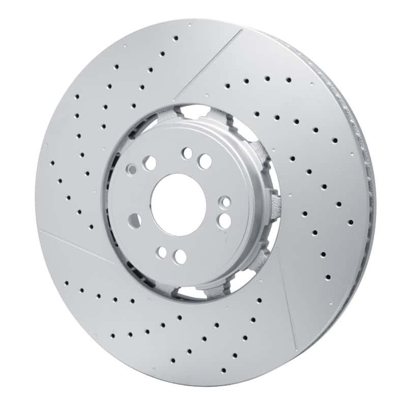 DFC — DFC 21-25 Mercedes-Benz Gle63 AMG S Front Drilled & Slotted Hi-Carbon Alloy GEOMET Coated Rotor
DFC Rotor D/S - view 2