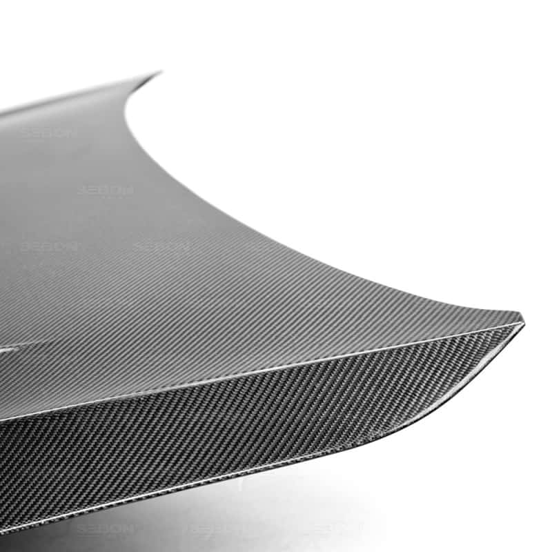 Seibon — Seibon 15-20 Volkswagen Golf MK7 DV-Style Carbon Fiber Hood - view 5