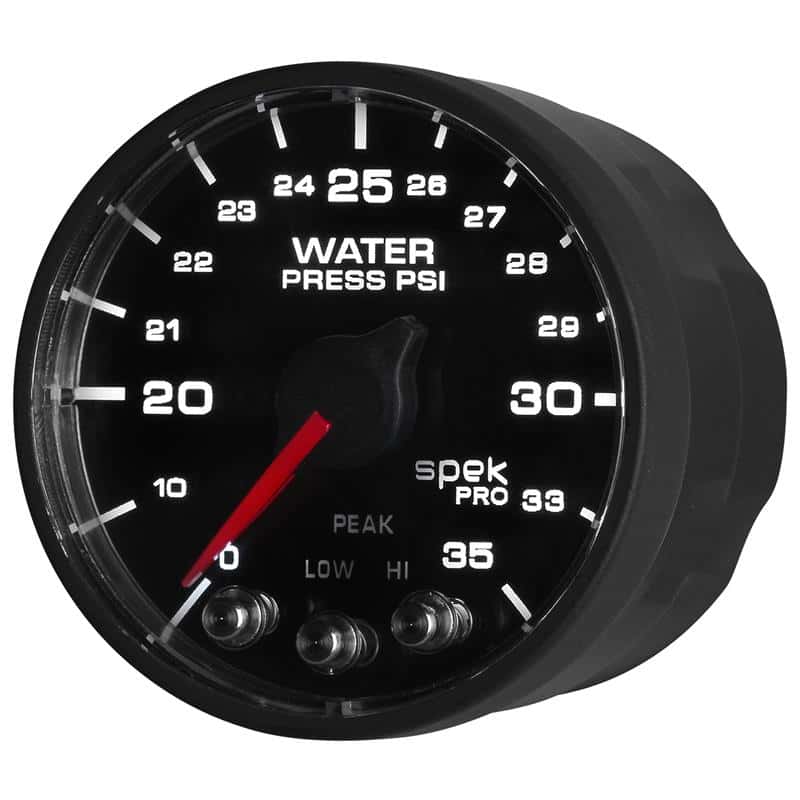 AutoMeter — Autometer Spek-Pro - Nascar 2-1/16in Water Press 0- 35 psi Bfb Sp
GA 2" WP 35 BFB SPEK - view 4