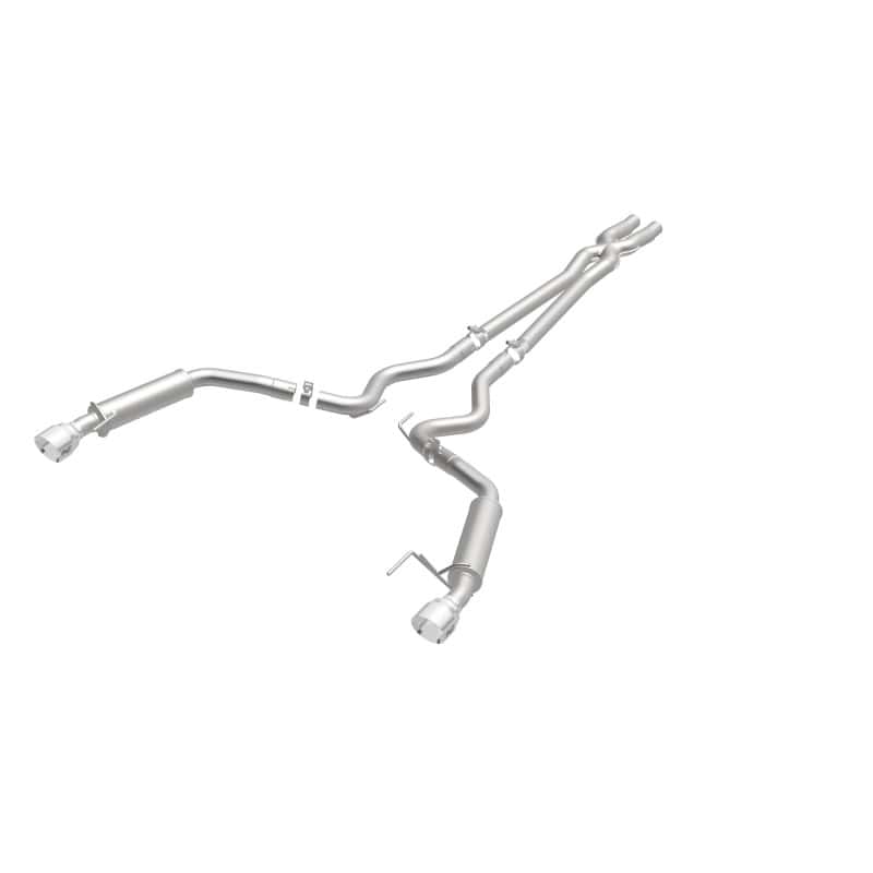Magnaflow — MagnaFlow Cat Back, SS, 2.5in, Competition, Dual Split Polished 4.5in Tips 2015 Ford Mustang V6 3.7L
Cat-Back - view 24