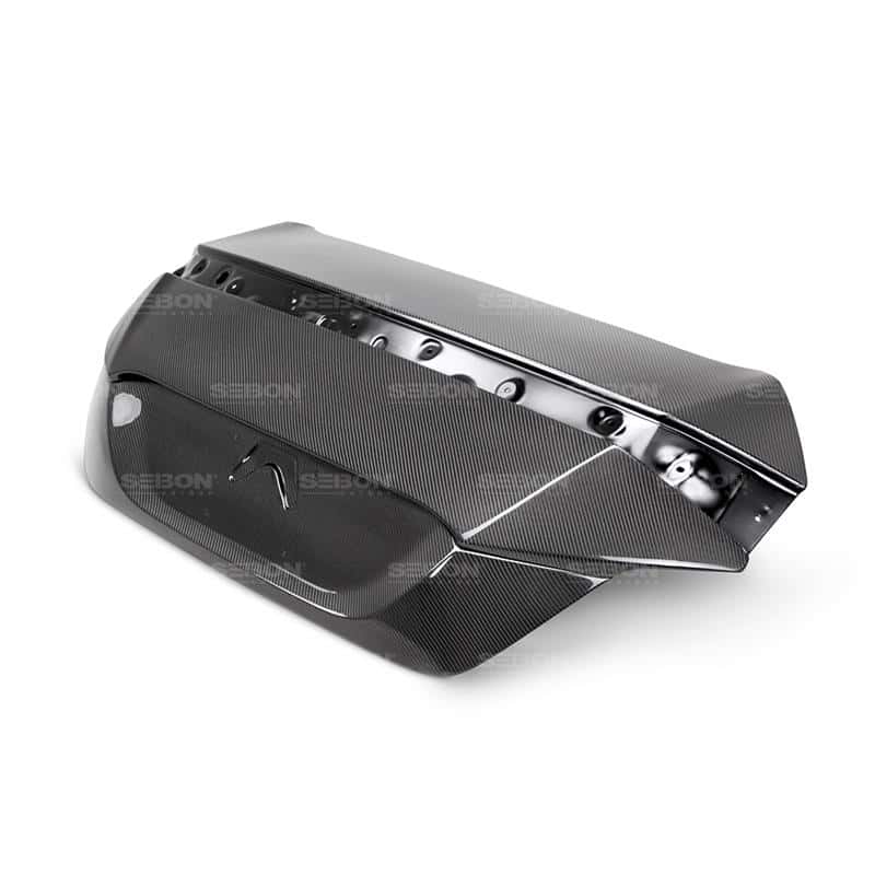 Seibon — Seibon 2016 Honda Civic 2 Door Coupe FC4 Carbon Fiber Gloss Finish Trunk Lid - view 8