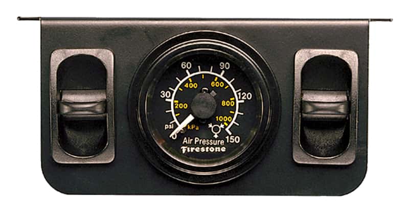Firestone — Firestone Electric Dual Pressure Gauge Dual - Black Plastic (WR17602577)
AirPrsGg - view 2