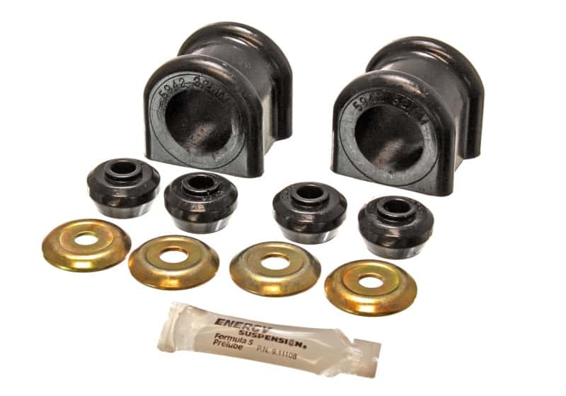 Energy Suspension — Energy Suspension 2006-08 Dodge Ram 1500/2500/3500 4WD 32mm Black Front Sway Bar Bushing Set
Sway Bar Bushing Kit - view 1