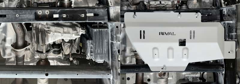Rival 4x4 — RIVAL 2015-2026 Ford F150 Ecoboost Only Aluminum Transfer Case Skid Plate - view 3