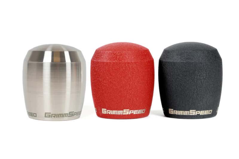 GrimmSpeed — GrimmSpeed Stubby Shift Knob Stainless Steel (Raw) - M12x1.25 - view 3