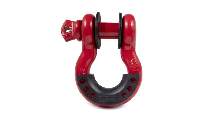 Body Armor 4x4 — Body Armor 4x4 3/4in Red D-Ring with Black Isolators Single
D-Ring - view 3