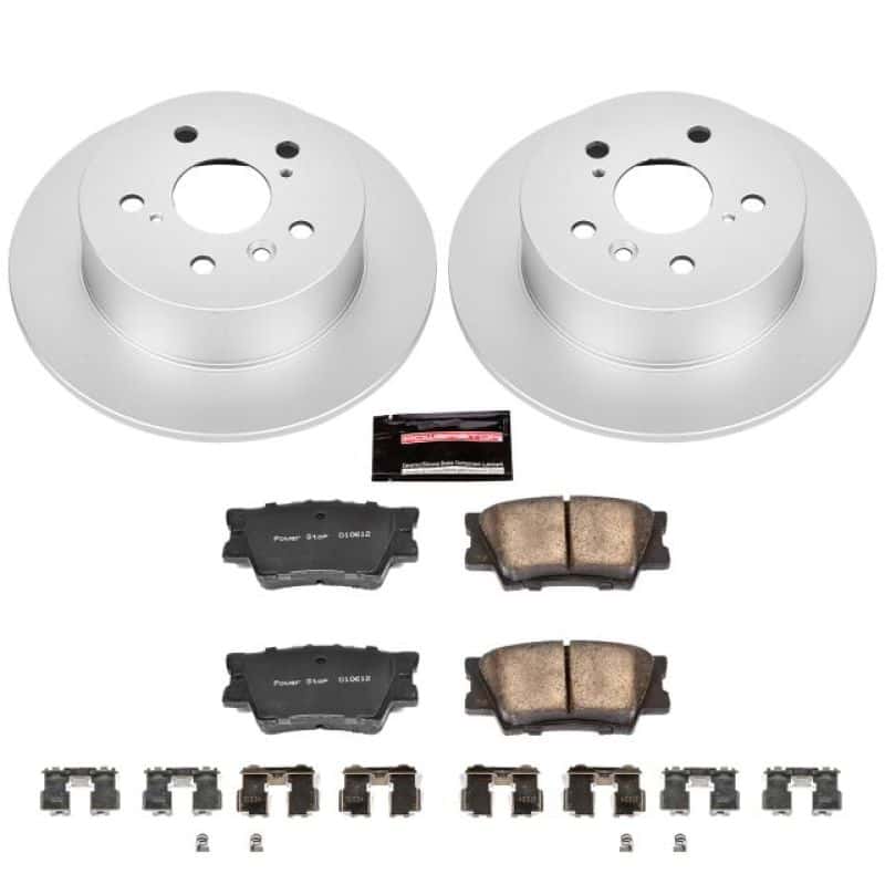 PowerStop — Power Stop 07-12 Lexus ES350 Rear Z17 Evolution Geomet Coated Brake Kit - view 1