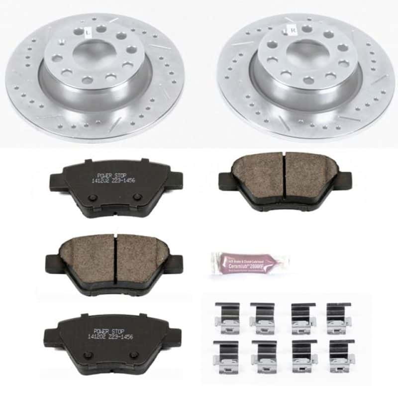 PowerStop — Power Stop 10-12 Audi A3 Rear Z23 Evolution Sport Brake Kit - view 1