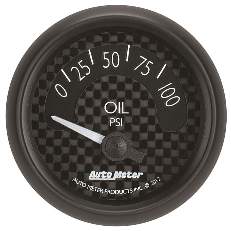 AutoMeter — Autometer GT Series 52mm Short Sweep Electronic 0-100 psi Oil Pressure
2-1/16" OIL PRESS, 0 - view 1