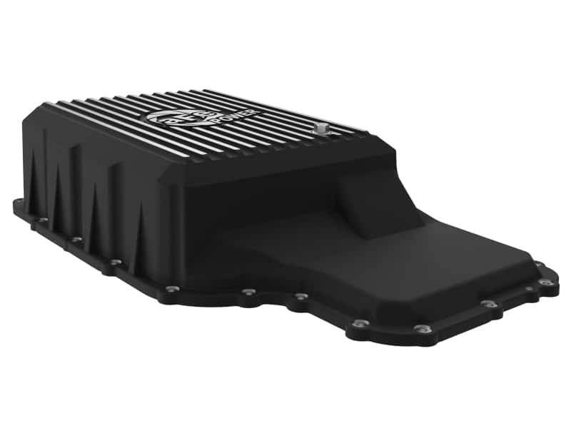 aFe — aFe 20-21 Ford Truck w/ 10R140 Transmission Pan Black POWER Street Series w/ Machined Fins
Transmission Pan - view 5