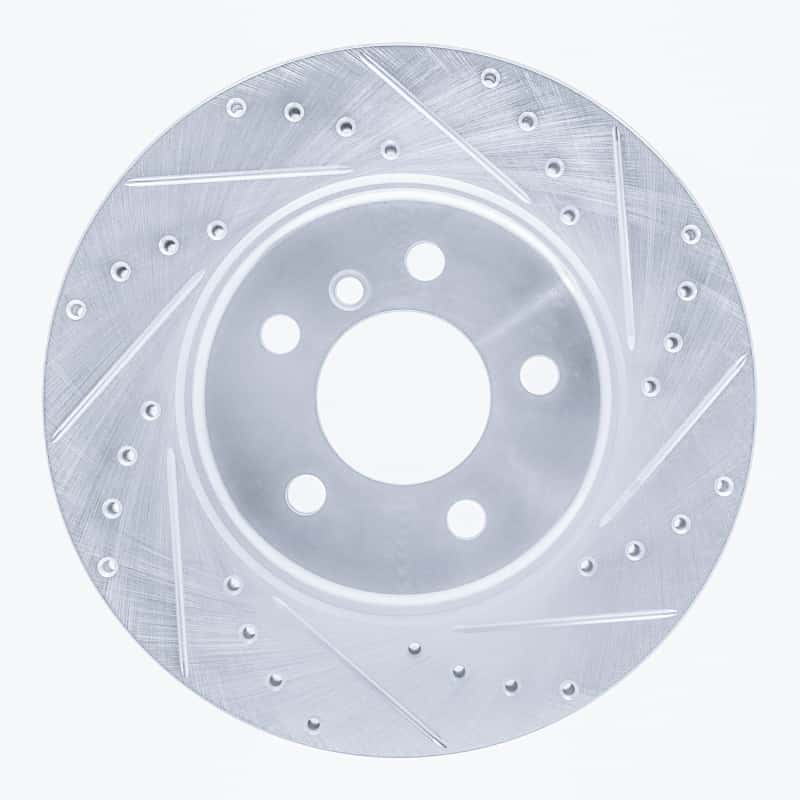 R1 Concepts — R1 11-16 BMW 528I Front Right Drilled & Slotted Silver Brake Rotor
R1 Brake Rotor Drill - view 1