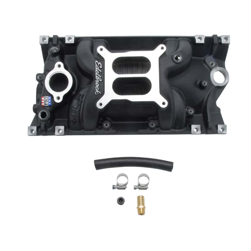 Edelbrock — Edelbrock Manifold Performer Eps SB Chevy Vortec Black Finish
MANIFOLD - view 3
