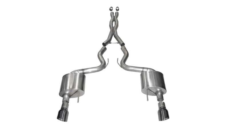 CORSA Performance — Corsa 2015-17 Ford Mustang GT Coupe 5.0L 3in Sport Cat-Back Exhaust Dual Rear Exit w/ Gun Metal Tips
cor14332GNM
Exhaust - view 2