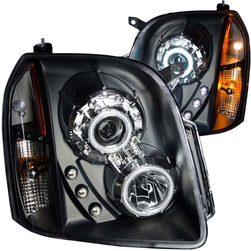 ANZO — ANZO 2007-2014 GMC Yukon Projector Headlights w/ Halo Black (CCFL)
Head Light Set
HdLtSet - view 1