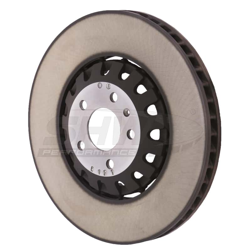 SHW Performance — SHW 17-19 Audi Q7 Premium Front Smooth Lightweight Brake Rotor (4M0615301AS) - view 2