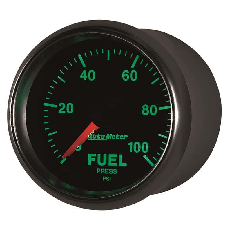 AutoMeter — Autometer GS 0-100 PSI Full Sweep Electronic Fuel Pressure Gauge
2-1/16" FUEL PRESS, - view 4