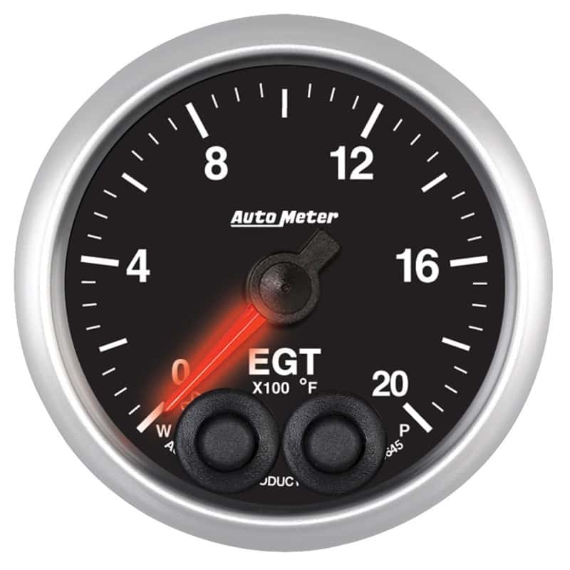 AutoMeter — Autometer Elite 52mm 0-2000 Deg F Full Sweep Electronic Exhaust Gas Temperature Gauge
GA 2" EGT 2000F ELIT - view 2
