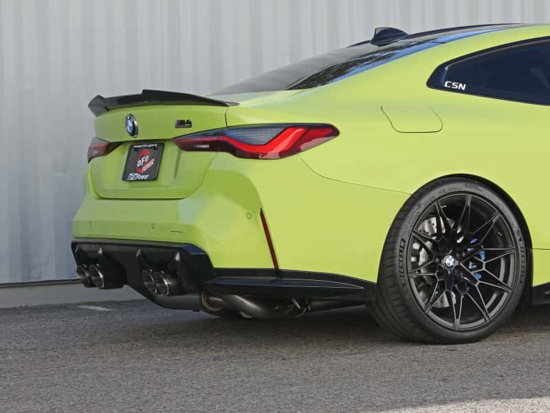 aFe — aFe MACHForce XP Exhausts Cat-Back SS 19-21 BMW M2 Competition L6-3.0L w/Carbon Tips
Cat-Back Exhaust - view 3