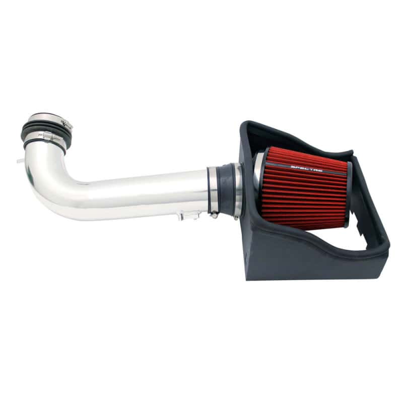 Spectre — Spectre 09-10 Ford F150 V8-4.6L F/I Air Intake Kit - Polished w/Red Filter
Spectre Air Intake K
Air Intake System - view 2