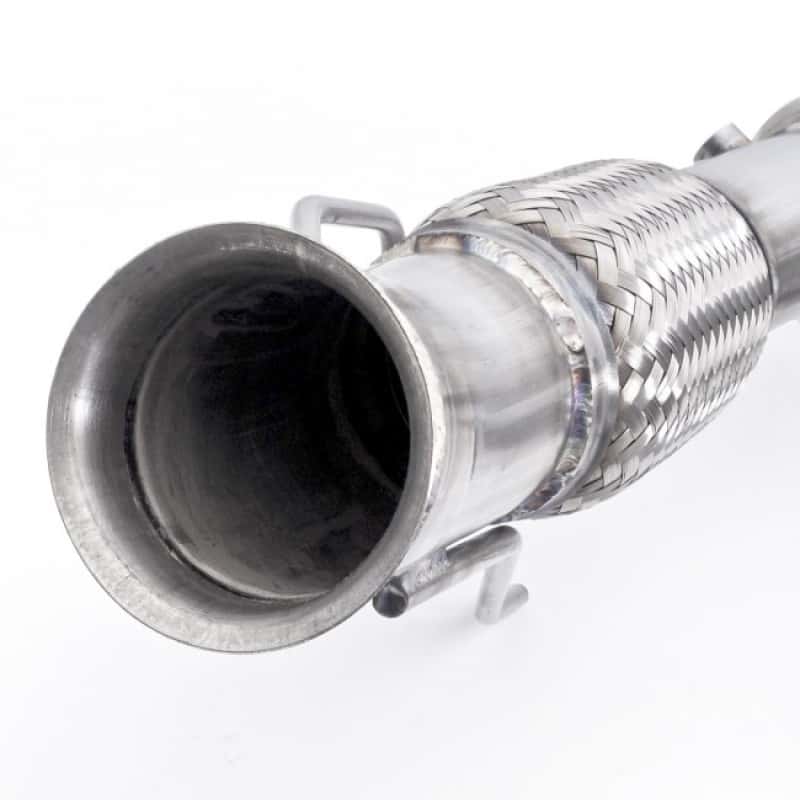Stainless Works — Stainless Works 2016-18 Ford Focus RS 3in High-Flow Cats Downpipe Factory Connection
Exhaust System - view 8