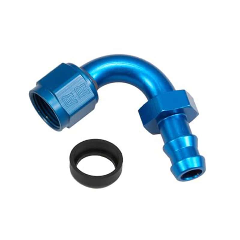 Russell — Russell Performance -10 AN Twist-Lok 120 Degree Hose End (15/16in Radius)
Hose Fitting - view 2