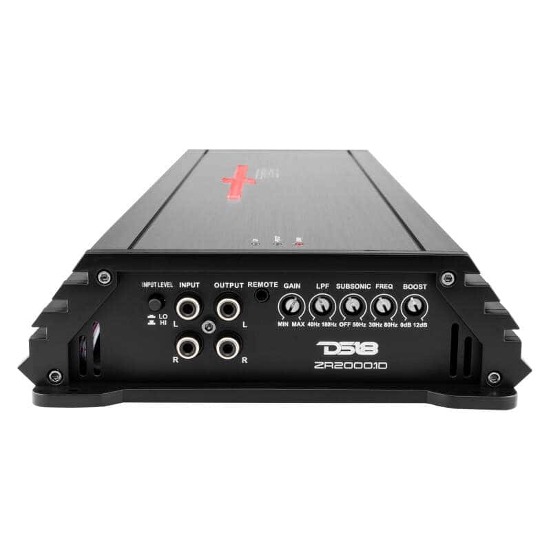 DS18 — DS18 1-Channel Class D Amplifier 2000/1ohm 1300/2ohm 800/4ohm Watts RMS - view 2