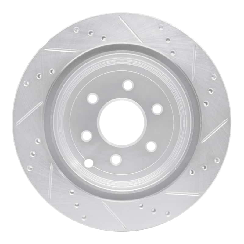 R1 Concepts — R1 05-12 Nissan Pathfinder Rear Left Drilled & Slotted Silver Brake Rotor
R1 Brake Rotor Drill - view 5