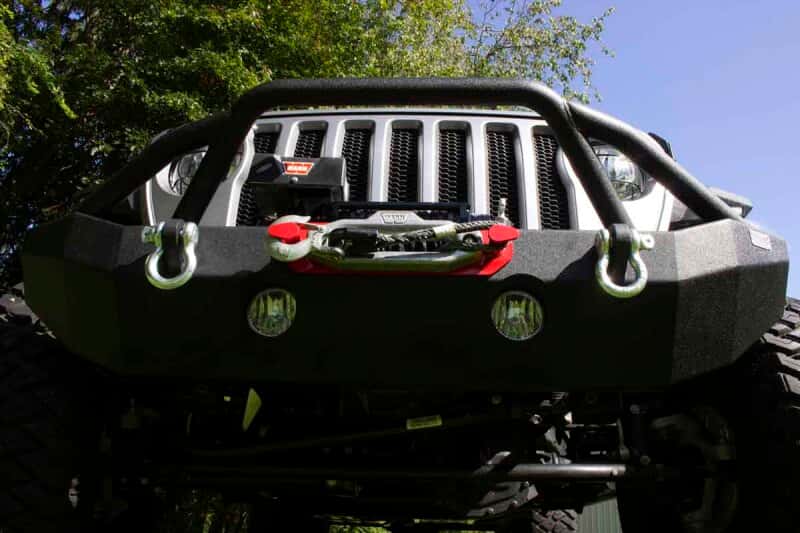Fishbone Offroad — Fishbone Offroad 2018+ Jeep Wrangler JL Mid-Width Winch Front Bumper - view 15