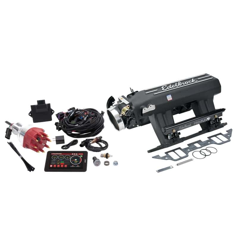 Edelbrock — Edelbrock Pro Flo 4 XT EFI System Seq Port BB Chrysler RB 413-440ci 625 Max HP 35lb/hr Black Finish
FUEL INJECTION - view 1