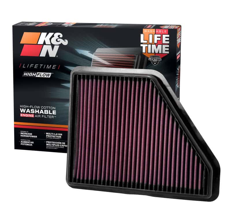 K&N Engineering — K&N Replacement Air Filter CHEVROLET EQUINOX 2.4L L4 & 3.0L V6; 2010
Replacement Air Filt
Air Filter - view 9