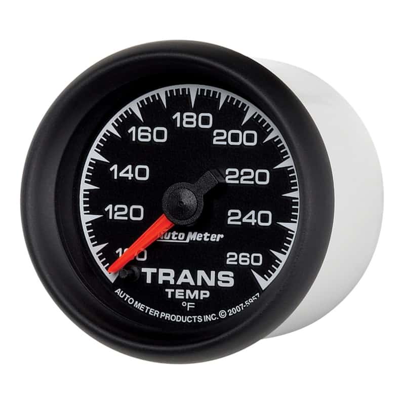 AutoMeter — Autometer ES 52.4mm Full Sweep Electronic 100-260 Degree F Transmission Temperature Gauge
GA 2" TRNS 260F S ES - view 5