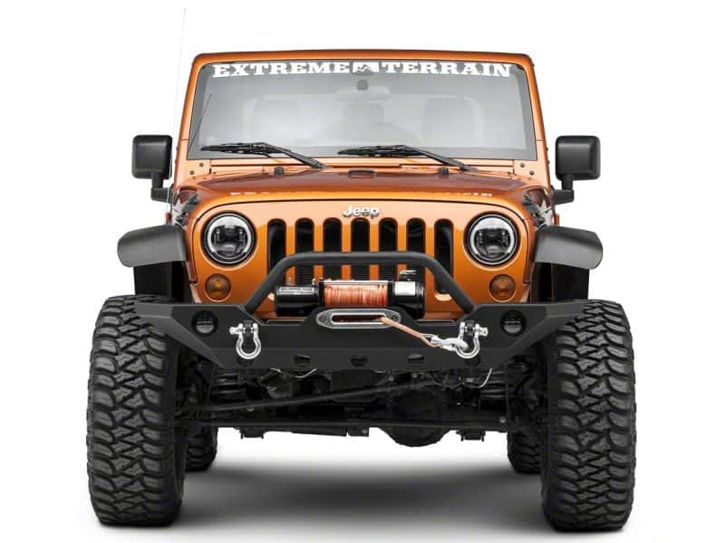 Raxiom — Raxiom 97-18 Jeep Wrangler TJ & JK 6-LED Headlights w/ Partial Halo- Blk Housing (Clear Lens)
Headlights - view 11