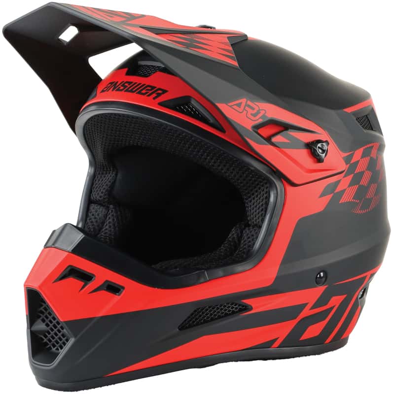 Answer — Answer AR1 Sweep Helmet Black/Red - Large - view 3