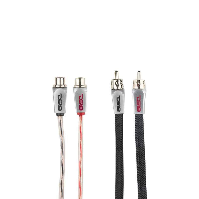 DS18 — DS18 Level 3 RCA Wire Y Connector 1 Male to 2 Female Black + Red Kit - view 3