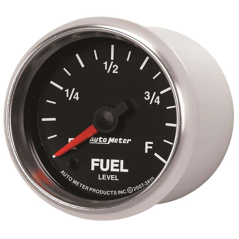 AutoMeter — Autometer GS 2 1/16in. 0-280 Ohms Fuel Level Gauge - Stepper Motor
2-1/16" FUEL LEVEL, - view 2