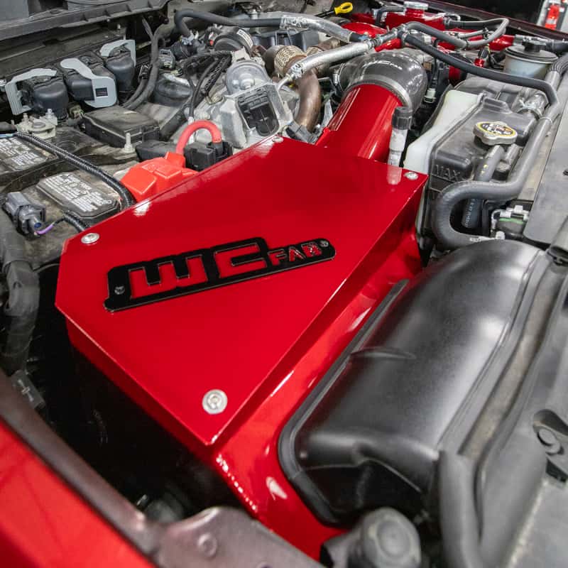 Wehrli — Wehrli 20-24 Ford 6.7L Powerstroke 4in. Intake Kit - Bengal Red
Intake 20-25 Ford BR - view 3
