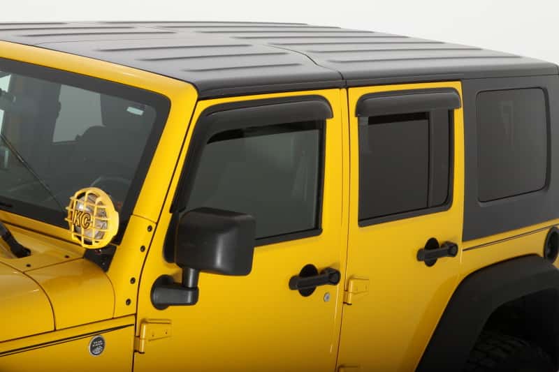 AVS — AVS 07-18 Jeep Wrangler Unlimited Ventvisor Outside Mount Window Deflectors 4pc - Smoke
Side Window Vent
VENTVISOR 4PC - view 6