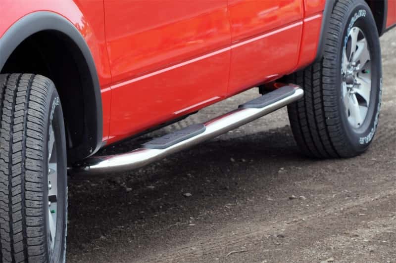 Dee Zee — Dee Zee 15-2022 Ford F150/SuperDuty Tubes - 3In Round Stainless Polished CrewCab
Nerf/Step Bar - view 5