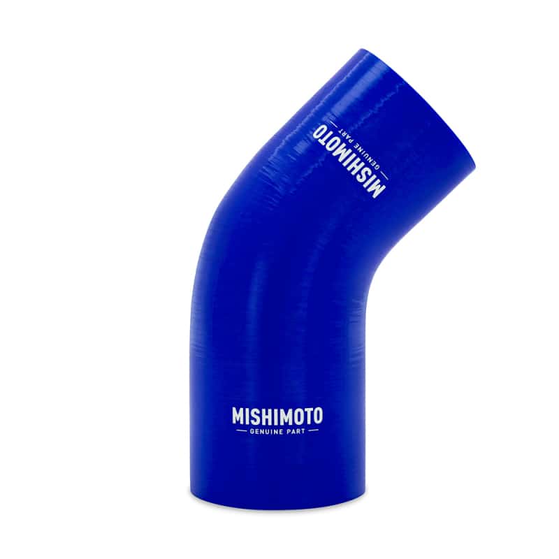 Mishimoto — Mishimoto Silicone Reducer Coupler 45 Degree 2.25in to 2.5in - Blue
Transition Coupler - view 1