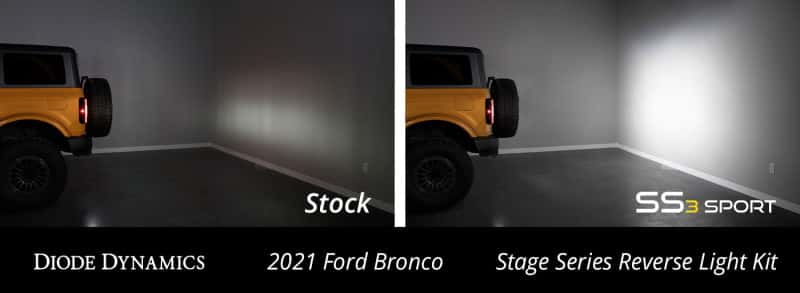 Diode Dynamics — Diode Dynamics 21-22 Ford Bronco SS3 Sport Stage Series Reverse Light Kit - view 8