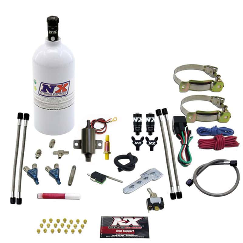 Nitrous Express — Nitrous Express 2 Cyl Piranha Nitrous Kit w/2.5lb Bottle
Injection System Kit
N2OSys - view 3
