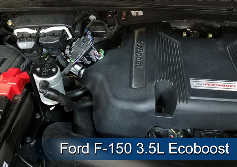 J&L — J&L 2011-2025 Ford F-150 2.7L/3.5L/5.0L Passenger Side Oil Separator 3.0 - Clear Anodized
Oil Separator - view 3