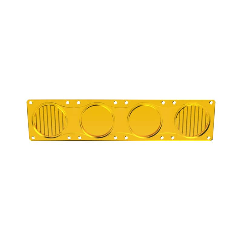KC HiLiTES — KC HiLiTES FLEX ERA LED Performance Yellow Combo Lens for Light Bars - view 1