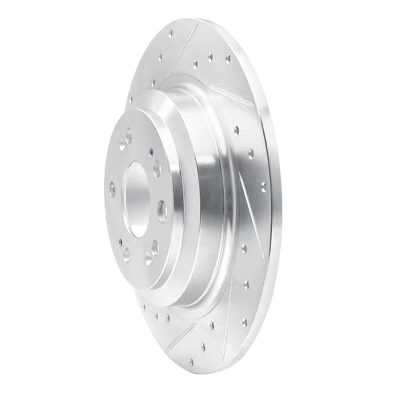 R1 Concepts — R1 09-14 Acura TL Rear Left Drilled & Slotted Silver Brake Rotor
R1 Brake Rotor Drill - view 2