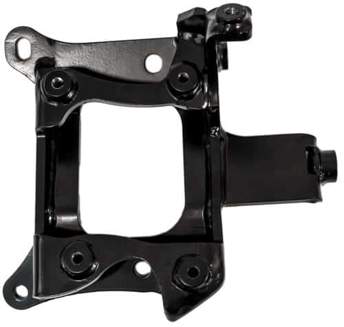 Innovative Mounts — Innovative 88-91 Civic /CRX B-Series Black Steel Conversion AC Bracket (D-Series Sanden Compressor) - view 2
