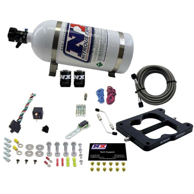 Nitrous Express — Nitrous Express Q-Jet/Holley Spread Bore Nitrous Kit (50-300HP) w/10lb Bottle
Injection System Kit
N2OSys - view 3