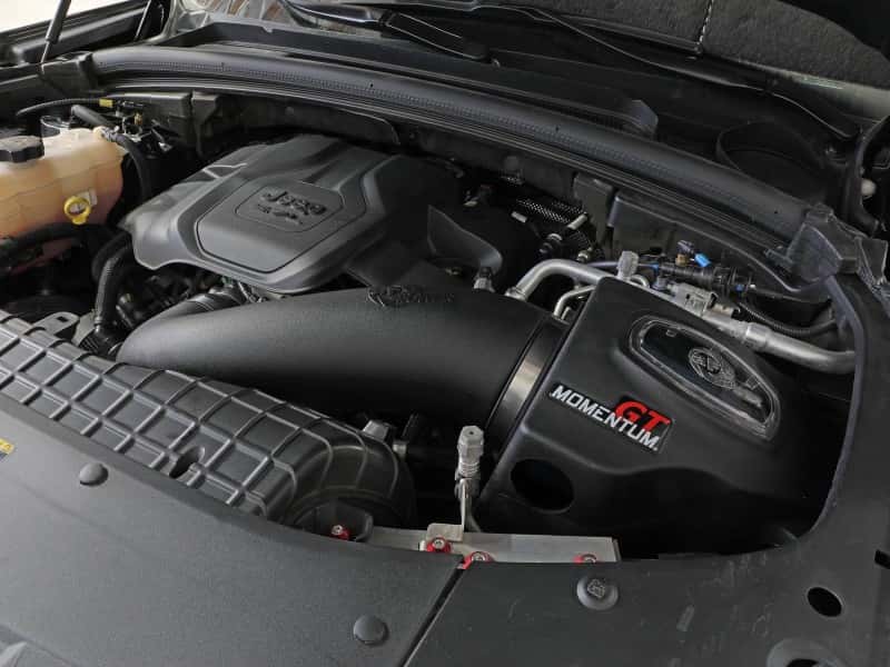 aFe — aFe 21-22 Jeep Grand Cherokee L (WL) HEMI V8 5.7L Momentum GT Cold Air Intake System w/Pro 5R Filter
Momentum GT Intake - view 8