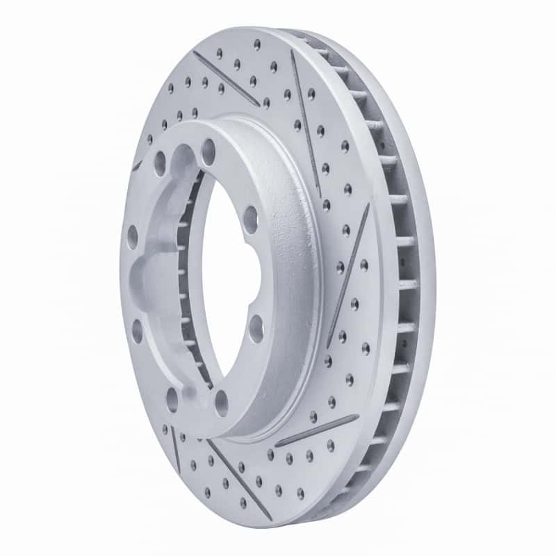 R1 Concepts — R1 92-00 Chevrolet K3500 Front Right Drilled & Slotted Geo-Carbon Rotor - view 2