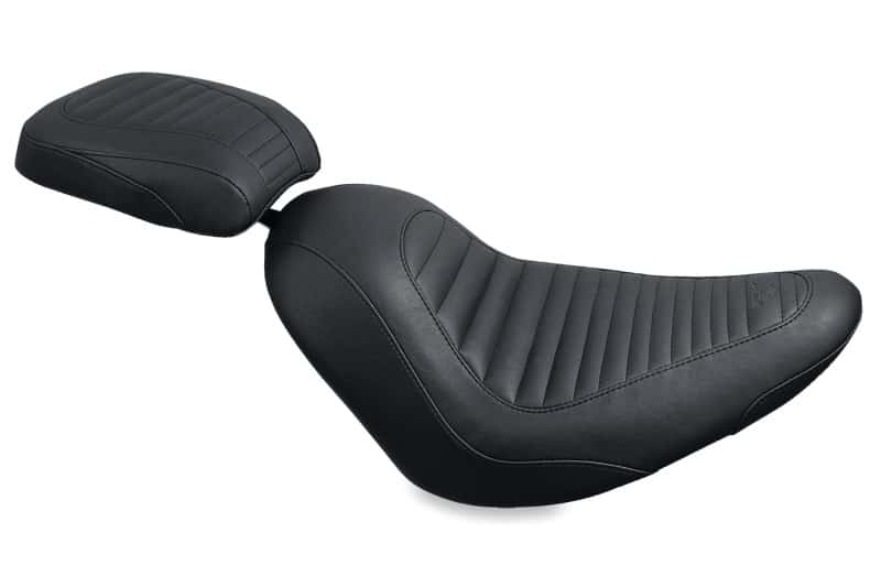 Mustang Motorcycle — Mustang 06-17 Harley Softail Wide Tire (200mm) Tripper Solo Seat - Black - view 1