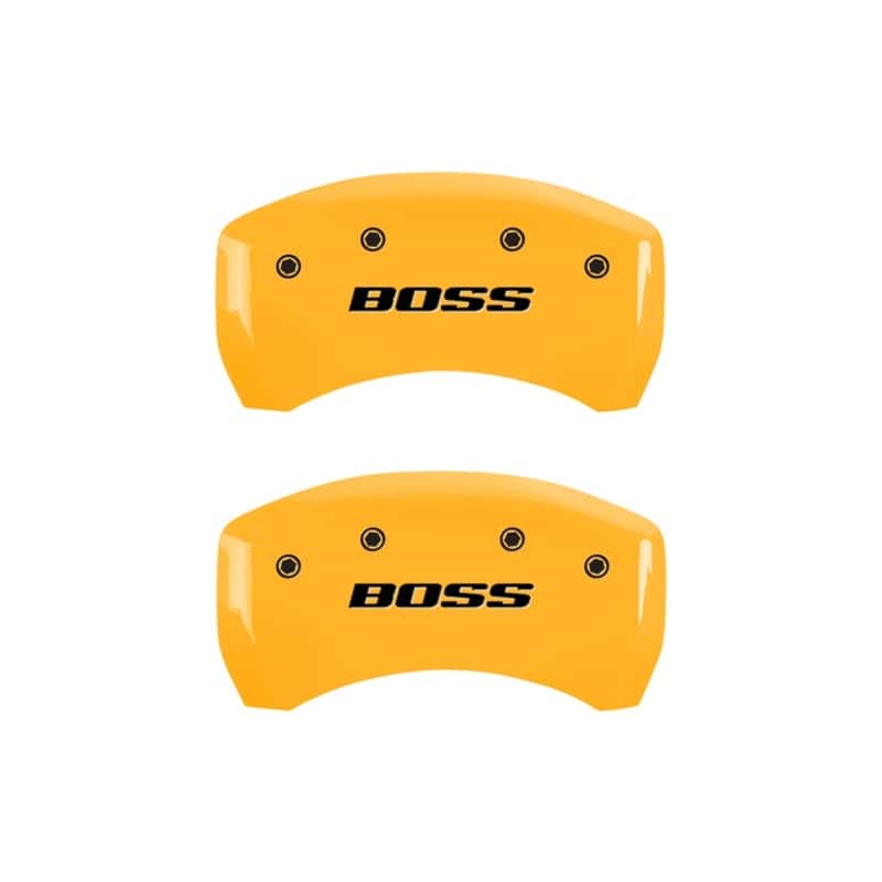 MGP — MGP Rear set 2 Caliper Covers Engraved Rear Boss Yellow finish black ch
Caliper Covers - view 1